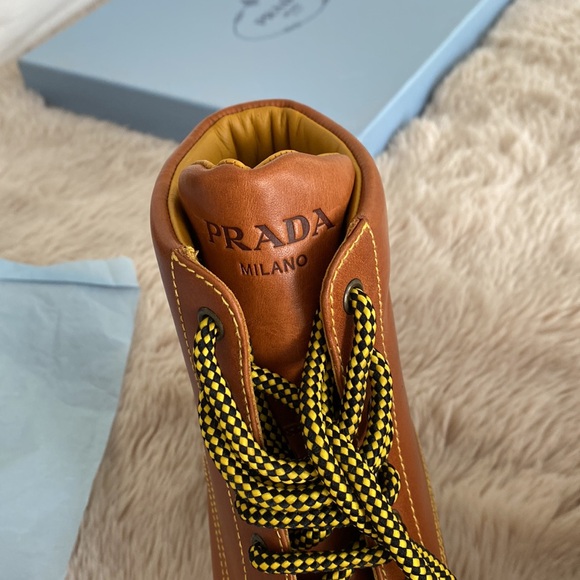 Prada Leather lace up boots - Picture 5 of 6